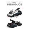 1/24 Benzs-One Alloy Sports Car Model Diecasts Metal Racing Car Vehicles Model Simulation Sound Light Collection Childrens Gifts