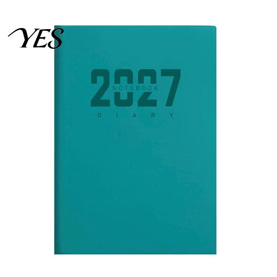Foreign Trade Business Planner 2027 A5 Daily Planner, 365 Day Time Management Schedule Notebook Portable Agenda for Work Study, Imitation Leather