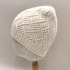 Rabbit Fur Knitted Beanie Winter Warm Hats For Women Soft Fleece Lined Fashion Slouchy Casual Beanies Cold Weather Accessory