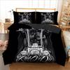Premium Skull Duvet Set Quilt Cover Bedding In Luxury 3d Hd Print Design