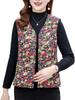 Camel Down Cotton Vest for Women - Autumn & Winter Versatile Shoulder Warmer for Middle-aged & Elderly Moms