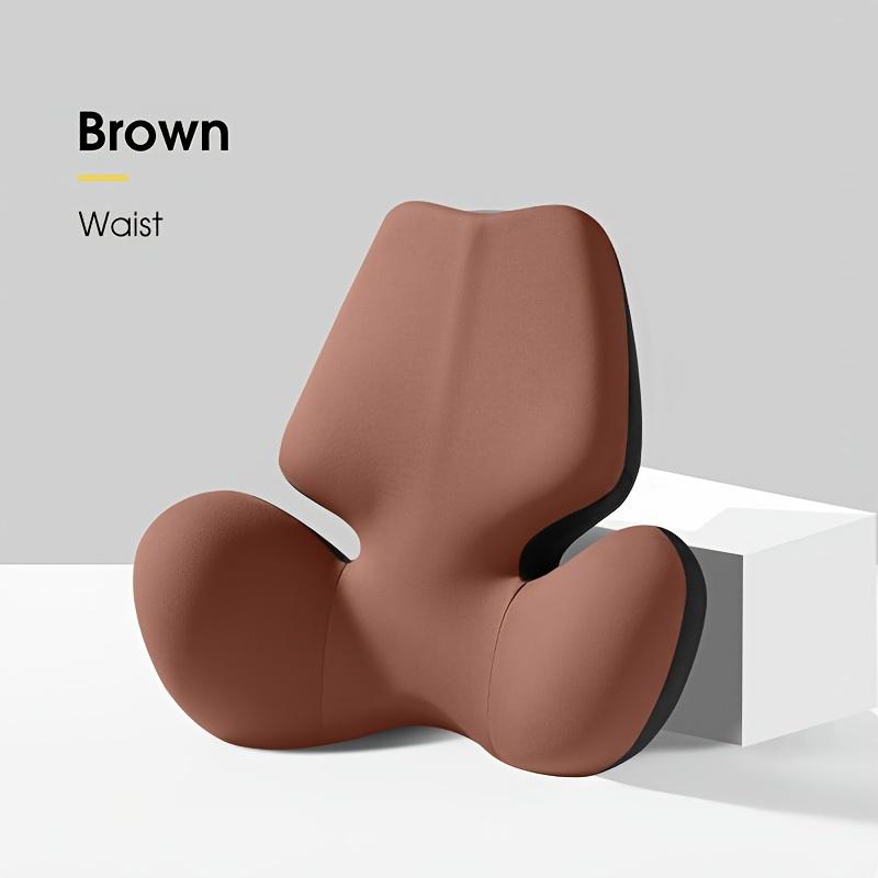 

1 шт., подушка для поясницы из пеноматериала с эффектом памяти для вождения или офиса, поддержка талии автомобильного сиденья для более длительного и комфортного сидения