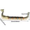Dragon Boat Incense Stick Holder Burner Hand Carved Censer Ornaments Retro Incense Burners Traditional Design Home Decoration