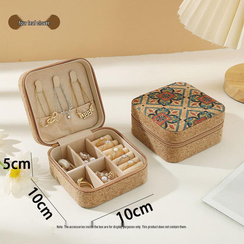 Vintage Portable Jewelry Storage Box