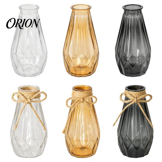 Langlebige Glasstil-Vase Dekorative Blumenvase, Transparenter Halter für Zuhause Klare Knospen-Dekoration, Moderner Verdickter Blumenbehälter Frisch und Getrocknet