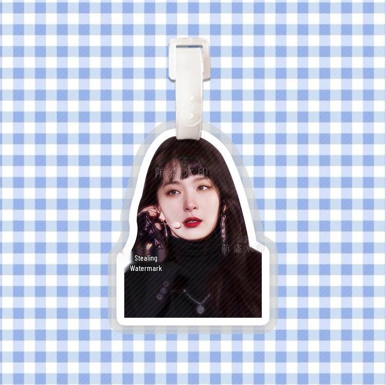Jiang Seulgi Backpack Charm: Luggage Tag Pendant Ornament Douyin Style