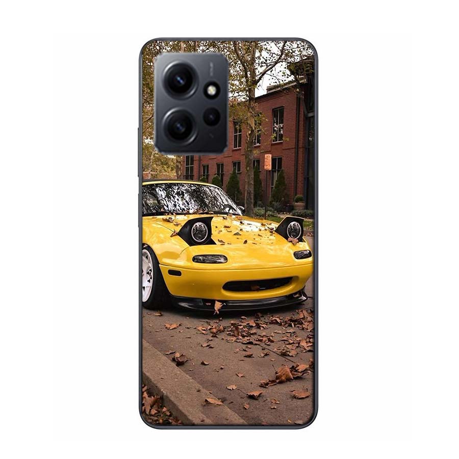 Mx5 M-Miata Phone Case For Redmi 12 13C 12C 15C 9 10 10C Note 13 Pro Plus 14 15 Pro 9T 9C 9A TPU Soft Cover Clear Cell Cases Sho