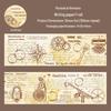 Beautiful Day Retro Manuscript Tape: Journal Decoration Stickers