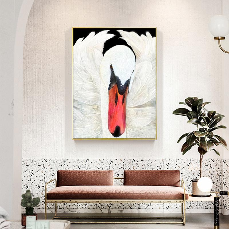 The Swan 5D DIY Diamond Painting Swan Full Round Diamond Embroidery