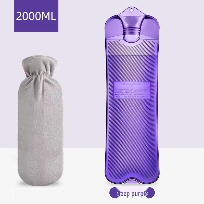 Long PVC Hot Water Bottle Hand Warmer & Massage Bag