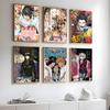 Anime D-Death N-Note DN L Poster Sticky Wall Art Printing Waterproof Home Living Bed Room Bar Hallway Aesthetic Decor