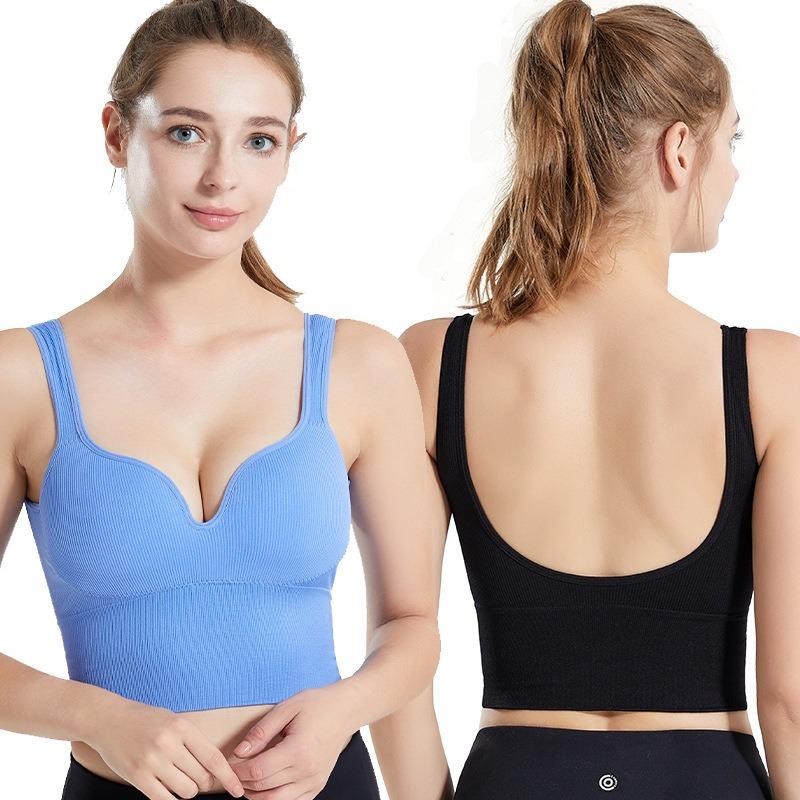 3D Seamless Sports Bra, Lingerie, Women's Summer High-strength Shock-absorbing, Beautiful Back, Fixed Chest Pad, Vest, Integrated Fitness