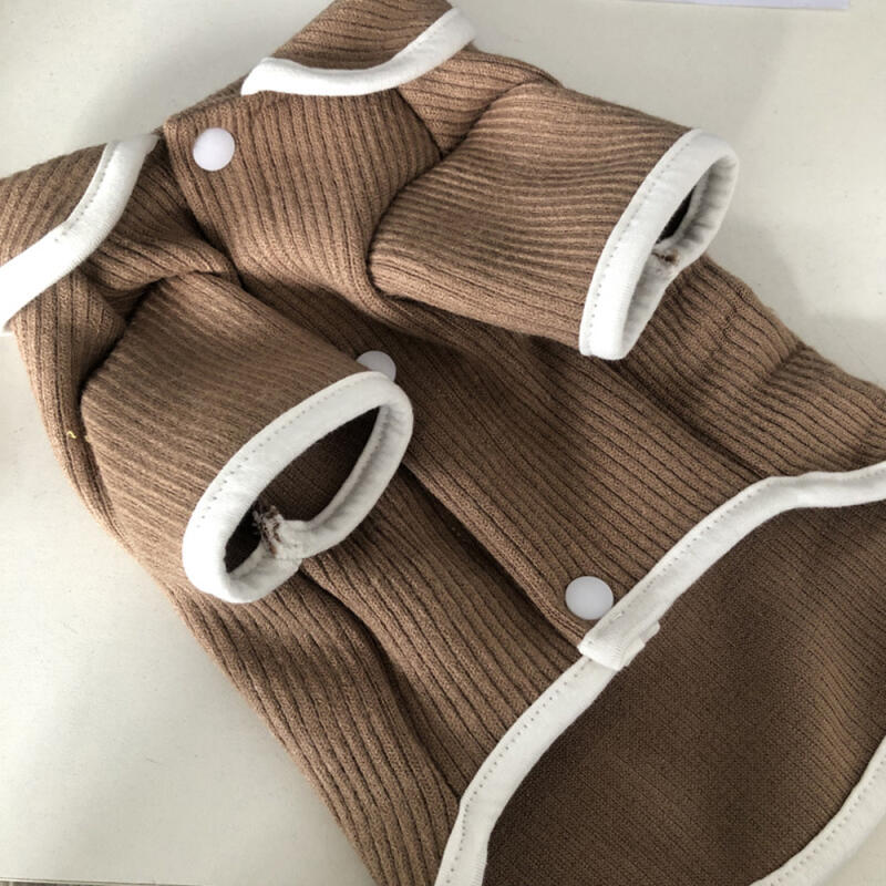 

Golji Knit Cardigan Dog Winter Clothes for Dogs Indoor Clothing brown