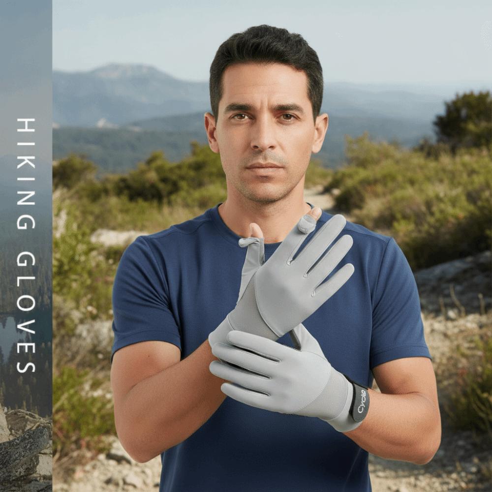 Waterproof Ice Silk Riding Gloves Non-Slip Summer Driving Mittens Sun Protection Gloves Cycling