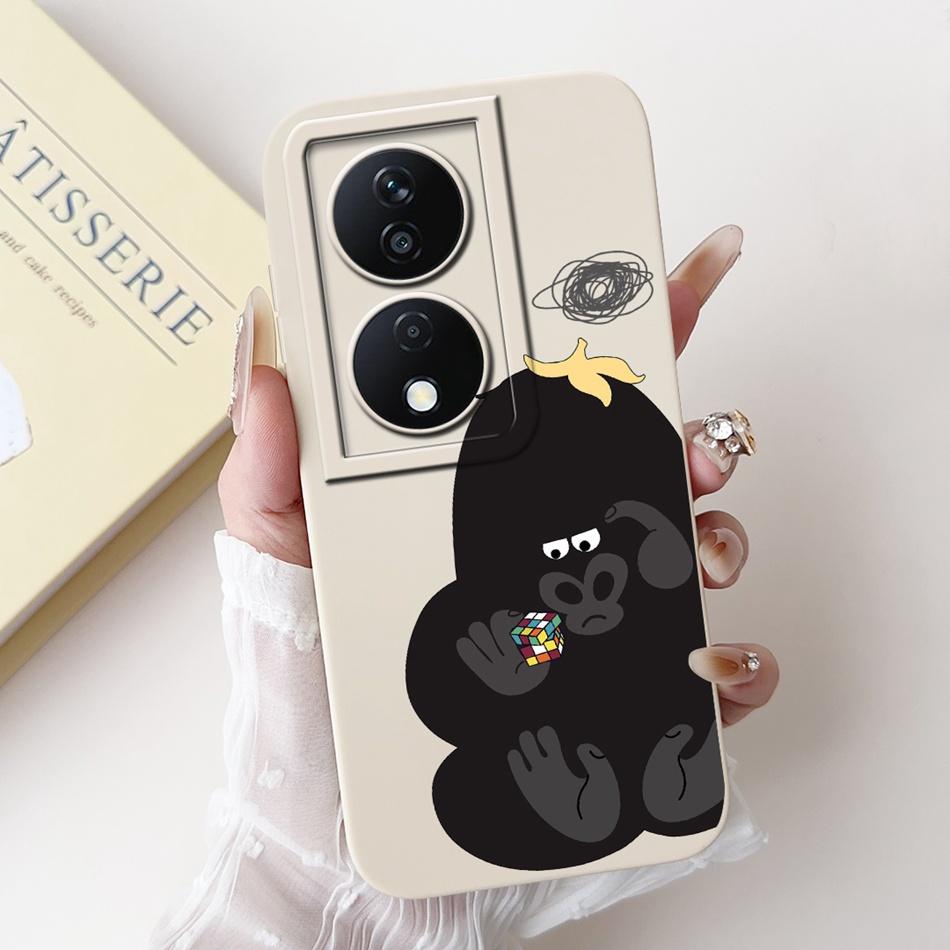 For Honor X7b Cute Panda Rabbit Cartoon Case HonorX7b X 7B 4G CLK-LX1 LX2 LX3 Camera Protective Soft Silicone Phone Cases