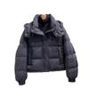Daunenbaumwollkleidung Damen kurz Winter neu locker mit Kapuze Winter Brotkleidung