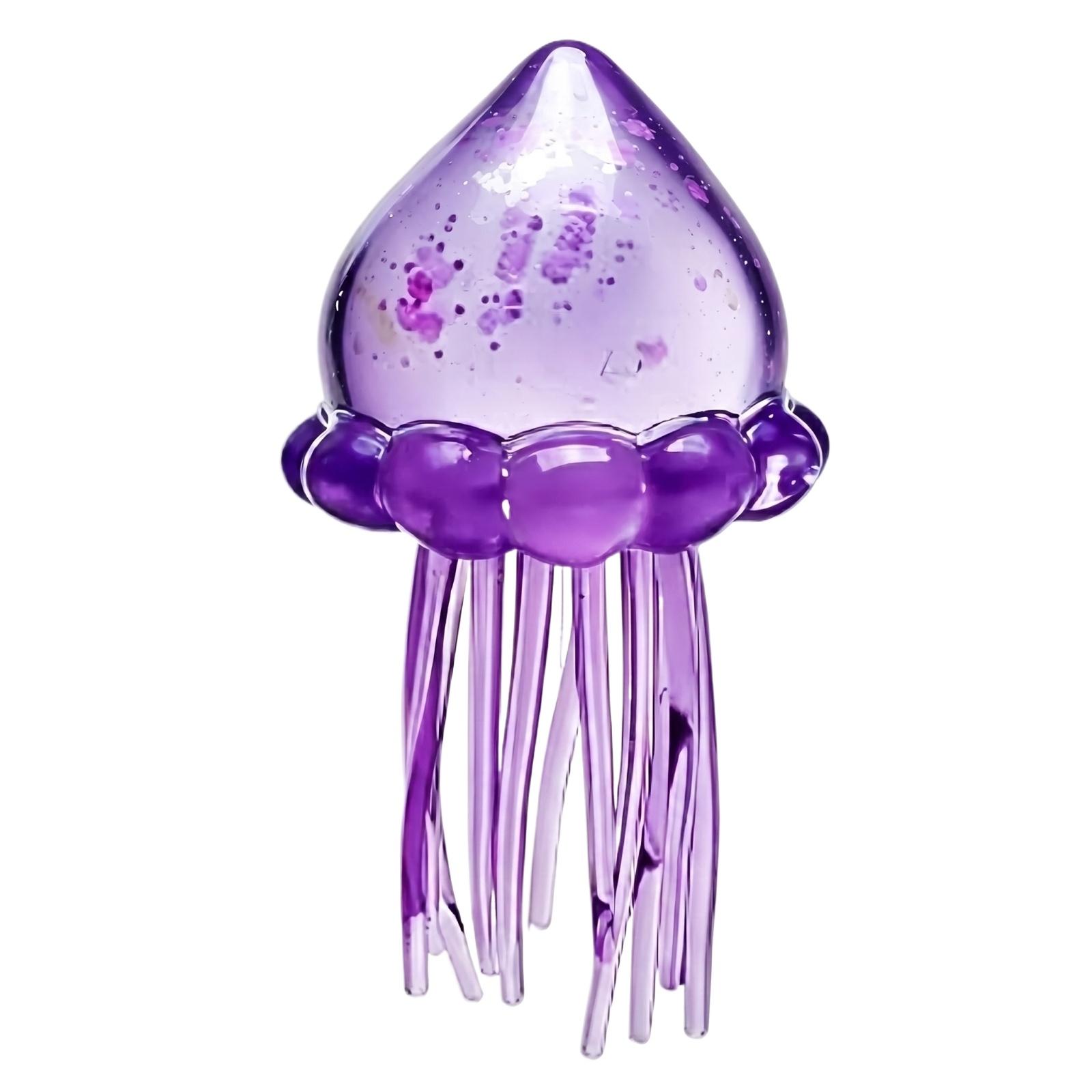 

Squishy Jellyfish Stress Relief Toy Soft Silicone Sensory Fidget Toy for Kids and Adults Durable and Reusable Handheld Squeeze Toy One Size фіолетовий