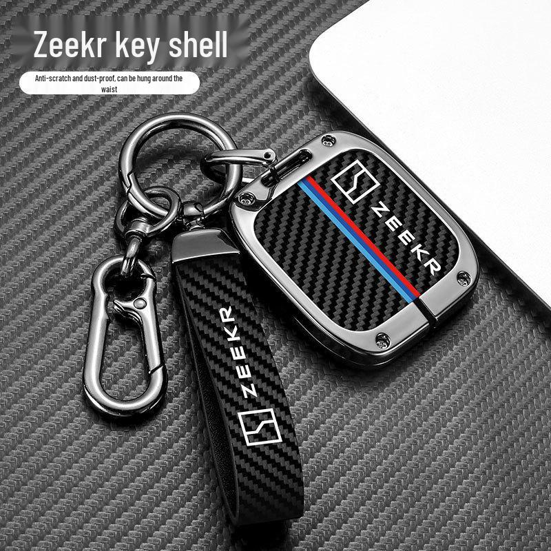 Zeekr 001 Bluetooth Key Case & Zeekr 009 Car Shell Buckle Bag for Men and Women (2023 ME Version)