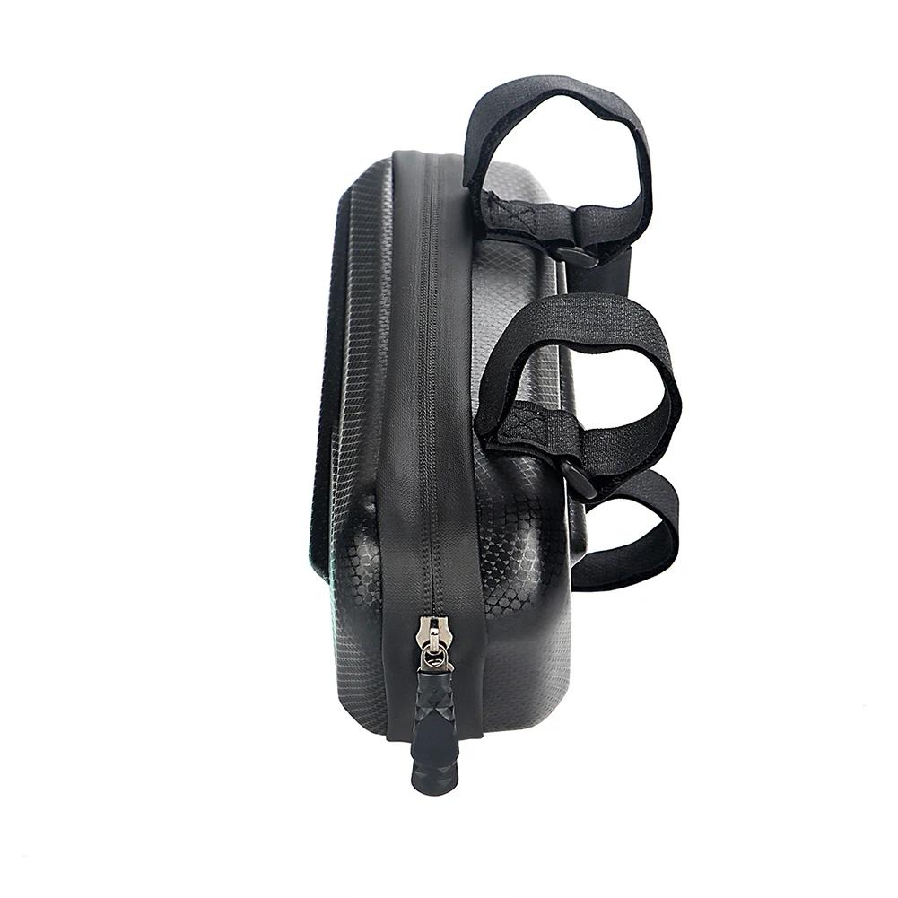 Motorcycle Side Bags Universal for EVA Hard Shell Waterproof Motorcycle Electric Bike Hanging Bag Mtb Bike Triangle Pouch Bag