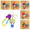 Manmiao Elsa Three-eyed Creative Car Keychain Cute Backpack Pendant Wholesale