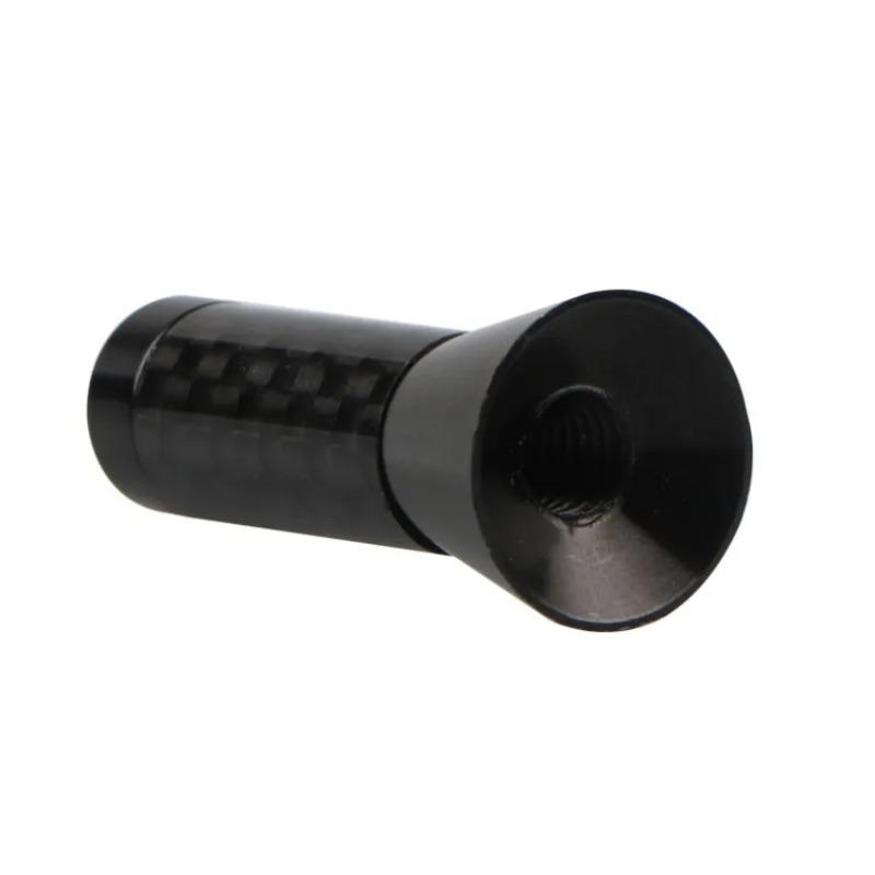 Brand New Carbon Fiber Screw Metal Short Stubby Mast Antenna Car Styling Roof Antenna Enhanced Signal For Benz Car Accessories