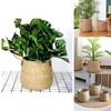 Woven Grass Planter Pot With Breathable Design For Living Room Decor Large Size