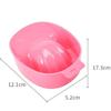 Plastic Nail Art Remover Bowl DIY Style Bath Treatment Manicure Hand Soak Bowl Remover Container Hand Wash Nail Soaking Tray