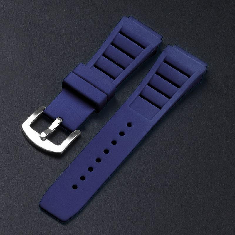 TPU Rubber Watch Straps 17mmx21mm for Richard Mille Watch Bracelet Belt Waterproof Breathable Sport Wristband for Men Watchbands