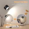 LED Wall Lights with Remote, Rechargeable Wall Mounted Reading Sconces Lamp 2000mAh, 3 Colors & Dimmable Magnetic 360° Rot