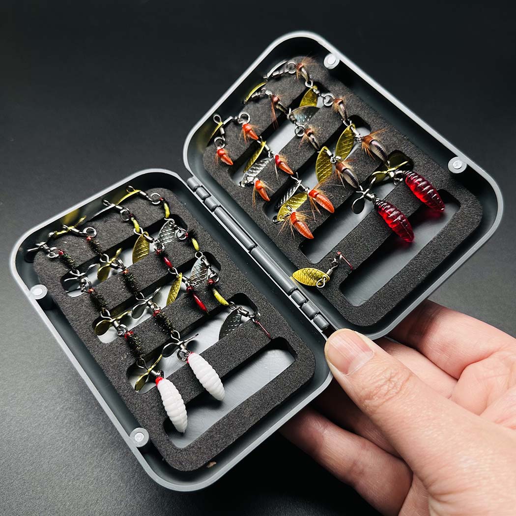 

30 шт. вращающихся блесток, набор сухих/мокрых мушек, стримеры, нимфа для форели, лосося, окуня, стальноголового, набор для ловли нахлыстом, материал: искусственное перо и вискоза 30Pcs-15Styles