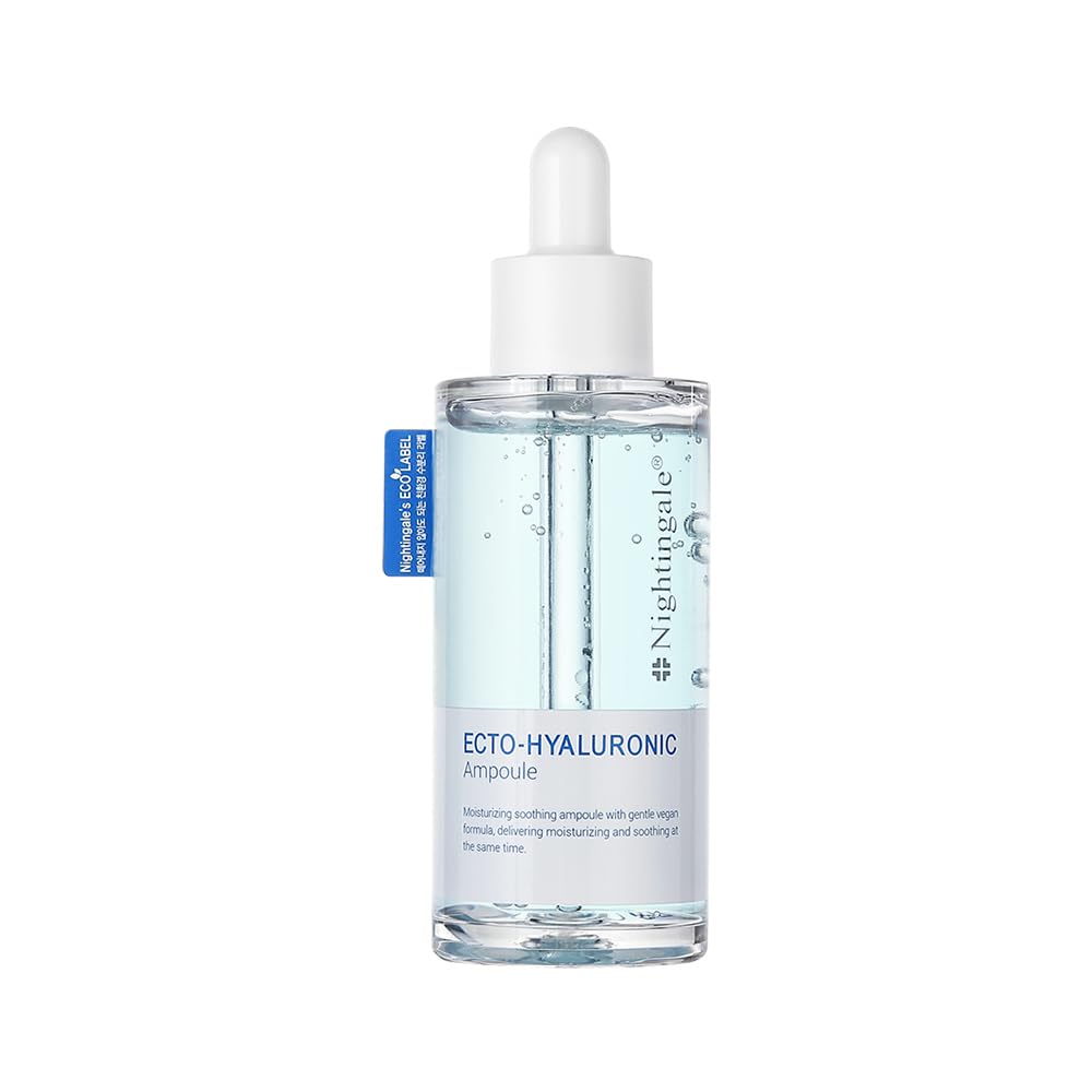 NIGHTINGALE ECTO-HYALURONIC AMPOULE: Ectoin, Octo-Hyaluronic Acid, Birch Sap, Moisturizing Serum, Moisturizing Ampoule, Beauty Serum, Hydrating,
