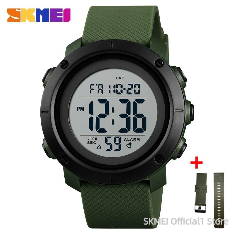 SKMEI 1426 Luxe Digitale Horloge voor Mannen Sport Waterdicht Elektronische Heren Polshorloges Stopwatch Wekker 1416 Reloj Hombre