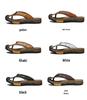 Men's Plus Size Non-Slip Closed-Toe Flip-Flop Sandals