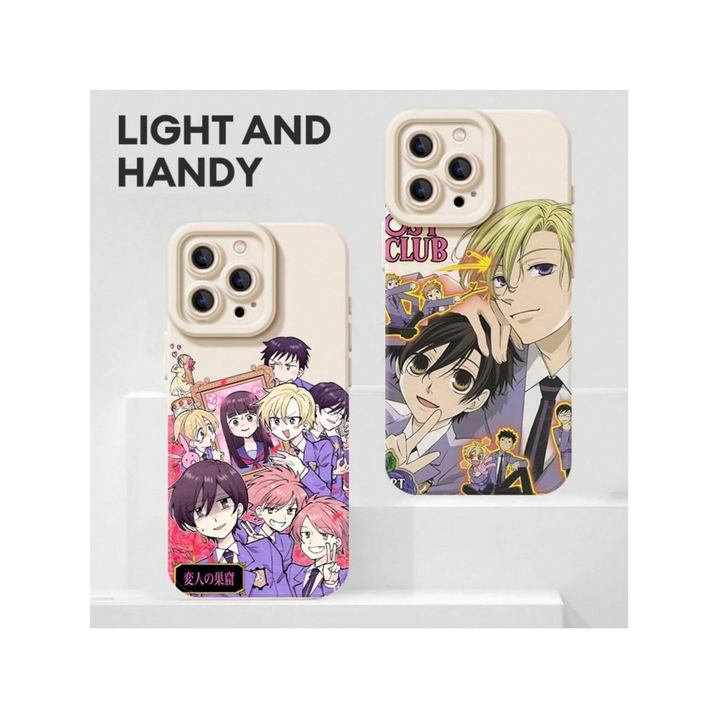 Ouran High School Host Club Character Collage Soft TPU Phone Case For IPhone 15 Pro Max & Samsung Galaxy S24 Ultra, Shockproof Cover