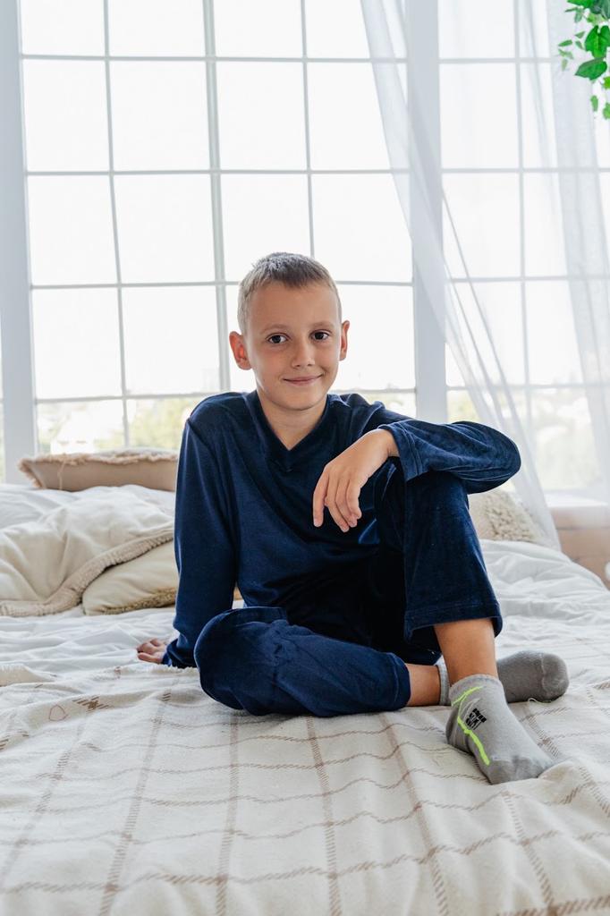 Pajamas – Teen Boys' Plush Velour Set, Warm Winter Comfort, Winter 6412-030 HC
