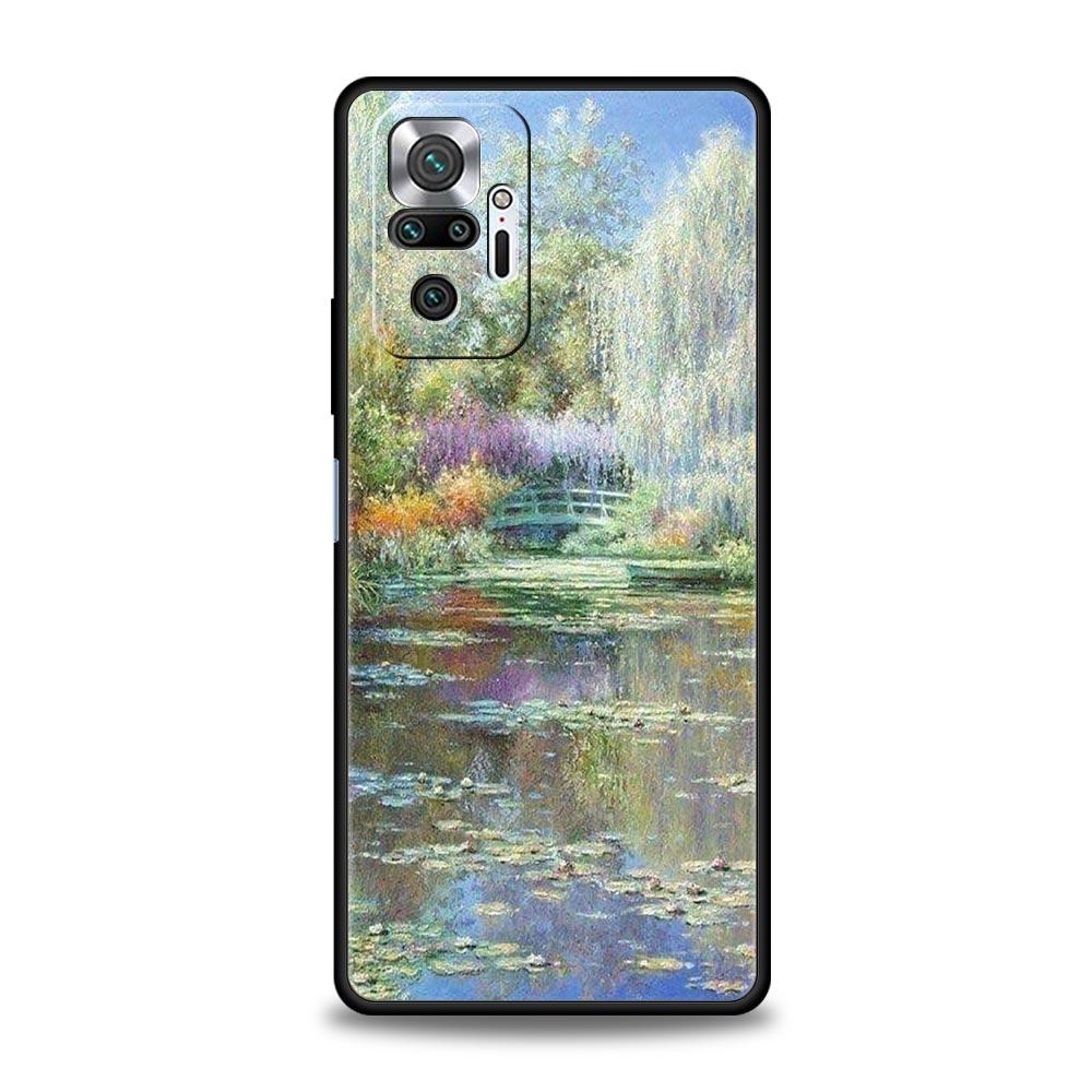

Чехол для телефона Claude Monet Art для Xiaomi Redmi Note 13 12 5G 9S 9 8 10 11 Pro 4G 9T 13C 12C 10C 9C 9A 7 Pro Мягкий силиконовый чехол Redmi Note 8 Pro