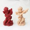 Silicone Candle Mold Aromatherapy Candle Mold 3D Angel Sculpture Plaster Epoxy Mold for DIY Soap Candle Making Supplies