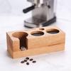 3 in 1 Wooden Coffee Tamper Station 51/53/58 MM Coffee Tamper Base Coffee Tamper Holder  Water Bar
