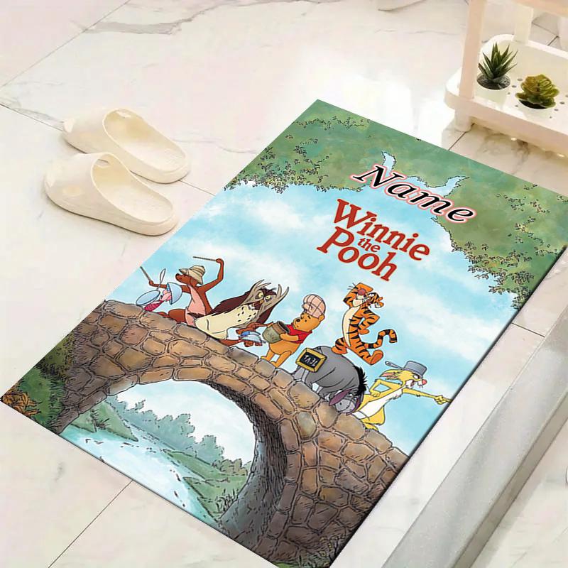 Custom 1Pc Piglet'S Butterflies Adventure Rug Office Carpet Indoor Outdoor Entrance Doormat Nonslip Soft And Comfortable Living Room D916359