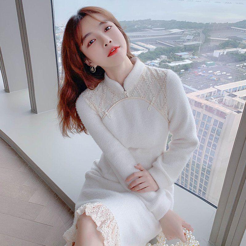 Winter 2025 Chinese-Style Petite Cheongsam: Elegant, Slimming Inner Layer Skirt