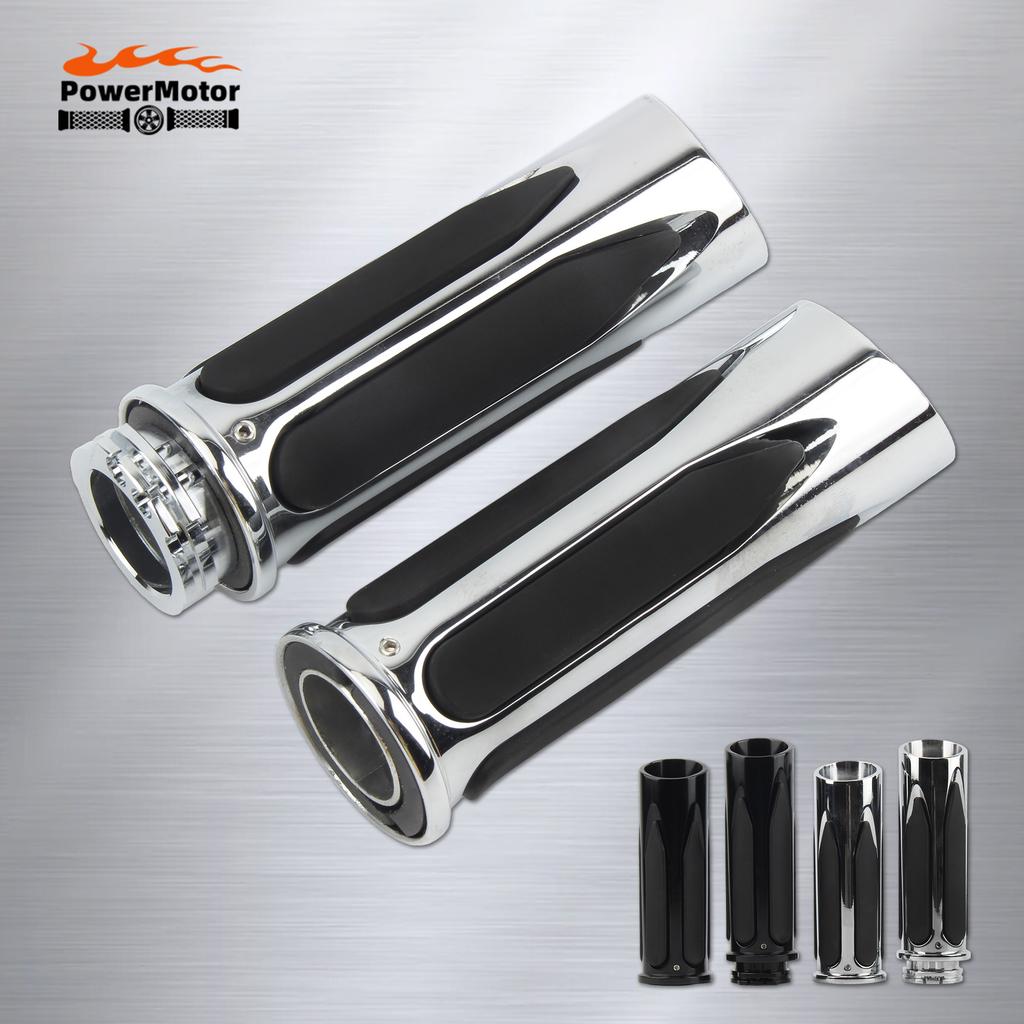 25mm Motorrad Handgriffe Lenkergriff Für Harley Touring Softail Dyna Motorcross Lenkerendkappen Griffe