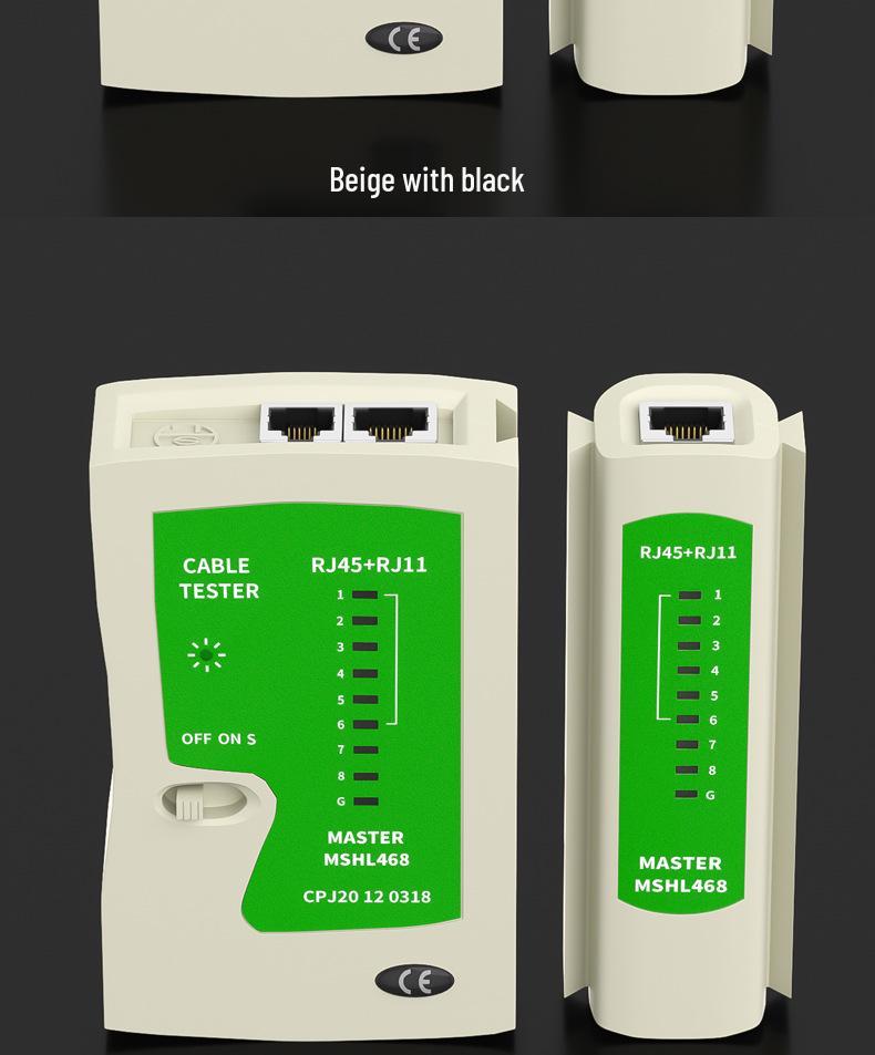 Multi-Function Gigabit RJ45/RJ11 Network Cable Tester