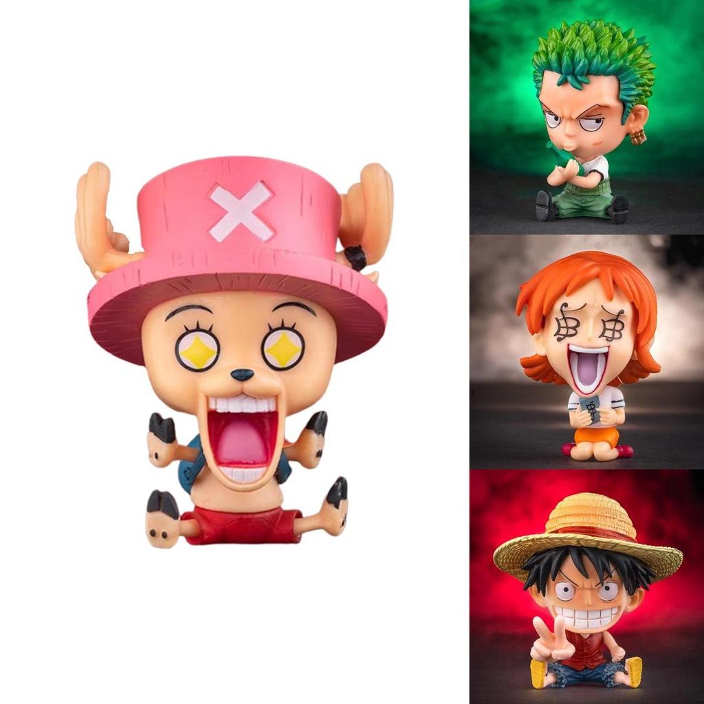 Bright One Piece Luffy Chopper Boa Hancock Figures Toy Gifts