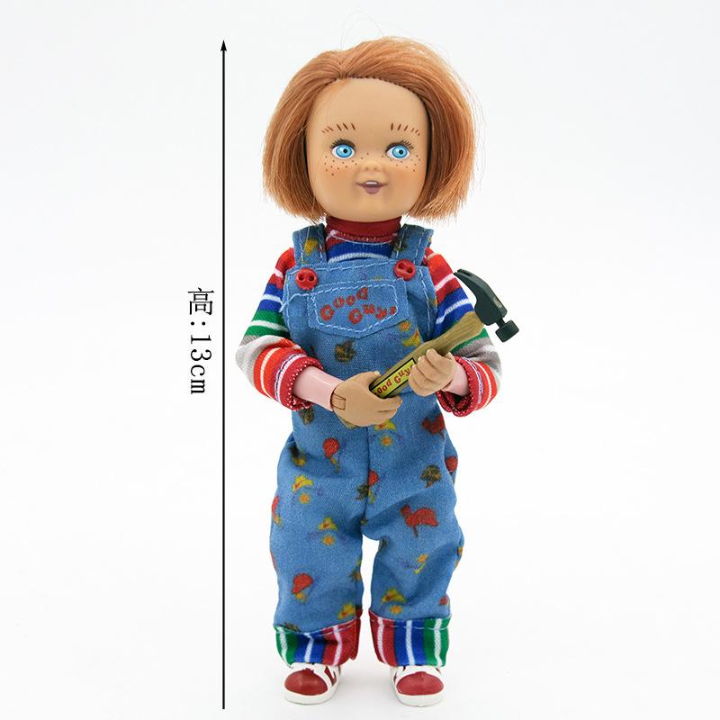 13CM Anime Chucky Figure NECA Good Guys Action Figure He Wants You Be A Best Friend Chucky Figure Toys Doll Christmas Gift