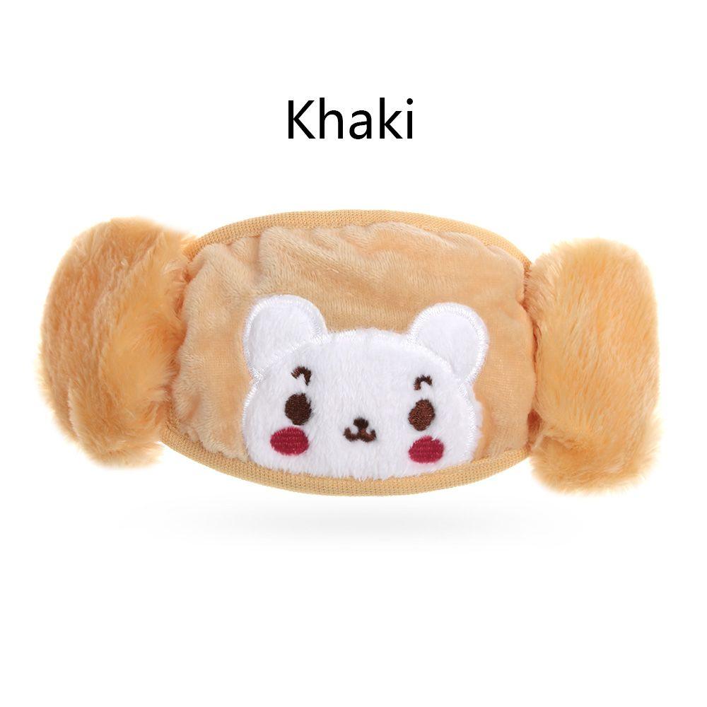 Niedliche Bestickte Atmungsaktive Kinder Gesichtsmaske Mundmaske Warme Ohrenschützer Plüsch Cartoon