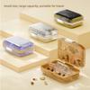Seal Pill Box Food Grade with 7 Day Compartments Weekly Pill Organizer Large Capacity Airtight Lid Storage Box
