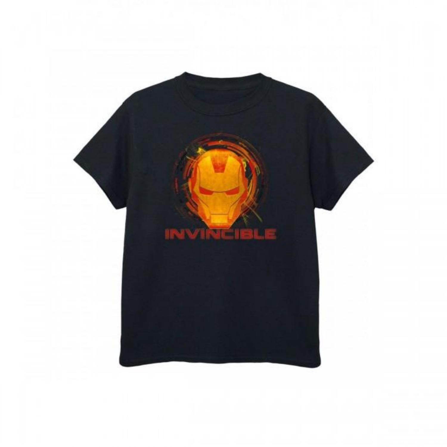 Iron Man Boys Invincible T-Shirt S чёрный
