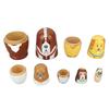 5Pcs Wooden Cute Dog Russian Nesting Dolls Toy Handmade Wooden Cute Dog Matryoshka Dolls Set for