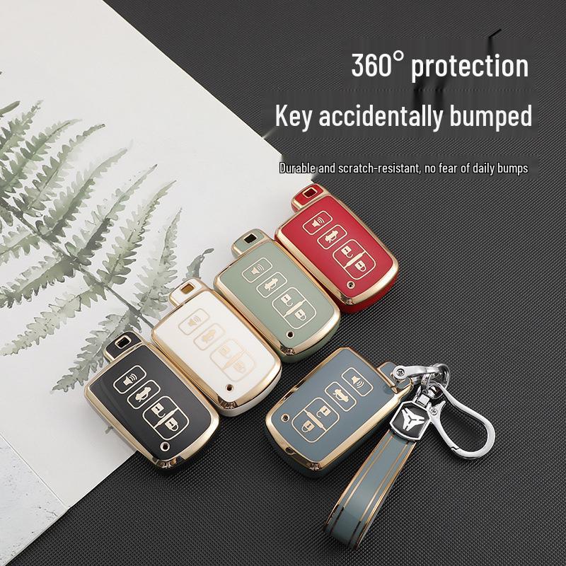 TPU Key Case Cover for Toyota: Avalon, Camry, Corolla, Highlander, RAV4
