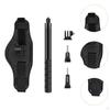Sports Camera Waist Mount Holder Belt Adjustable Wearable Black Selfie Stick for Climbing Jogging